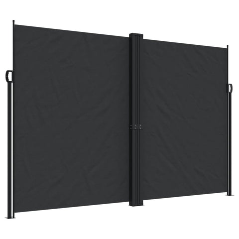 Retractable Side Awning Black 220X1000 Cm Awning & Canopy Parts