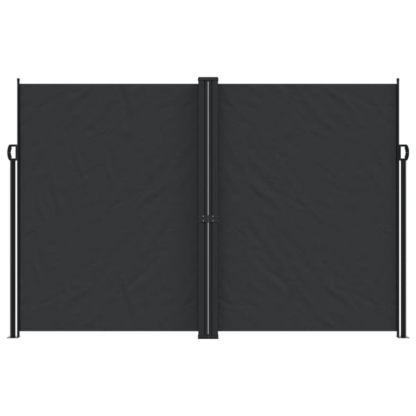 Retractable Side Awning Black 220X1000 Cm Awning & Canopy Parts