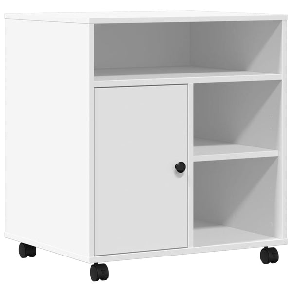 Vidaxl Printer Stand With Wheels White 60X50x67 Cm Other Laptop & Desktop Accs