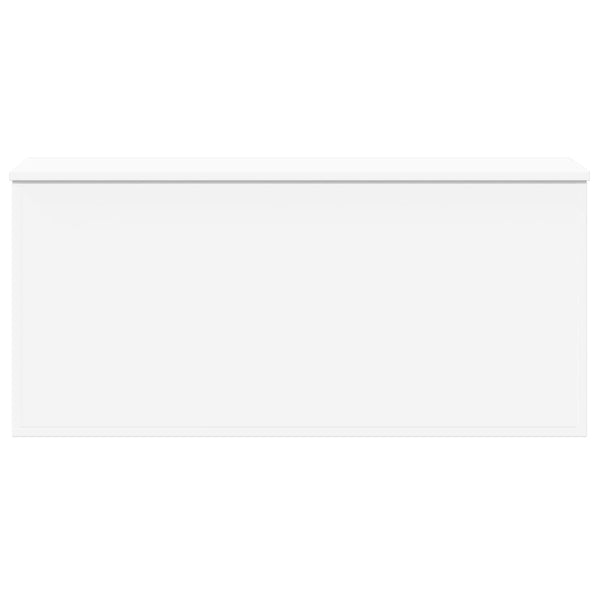 Vidaxl Storage Box White 100X42x46 Cm Engineered Wood Storage Boxes