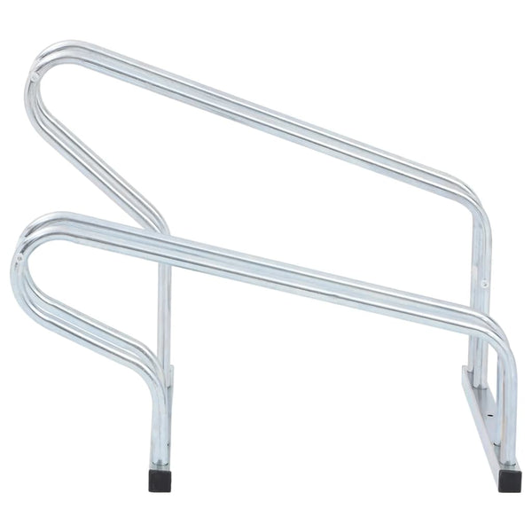 Bicycle Stand For 2 Bikes Floor Freestanding Galvanised Steel Bicycle Stands & Storage