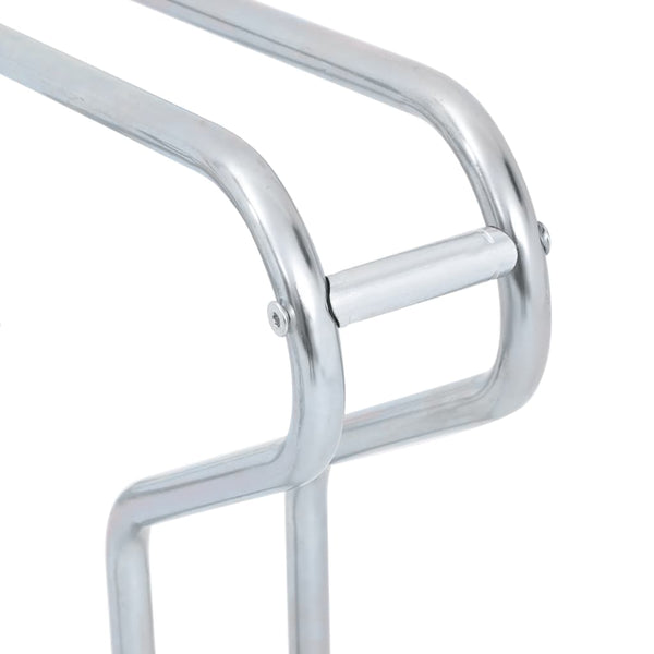 Bicycle Stand For 2 Bikes Floor Freestanding Galvanised Steel Bicycle Stands & Storage
