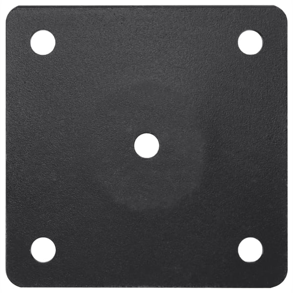 Parasol Base For 38/48 Mm Pole Matt Black Steel Patio Umbrellas