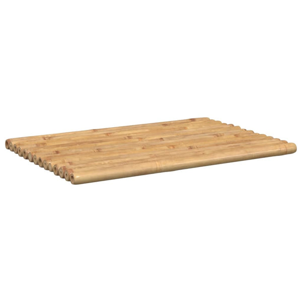 Vidaxl Bath Mats 2 Pcs 70X50 Cm Bamboo Bath Mats Rugs & Toilet Covers
