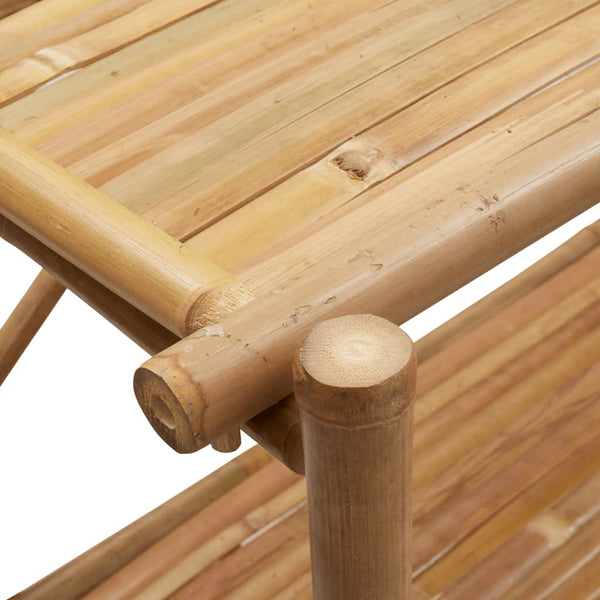Vidaxl 3 Layer Shelf 100X40x90 Cm Bamboo Storage Units