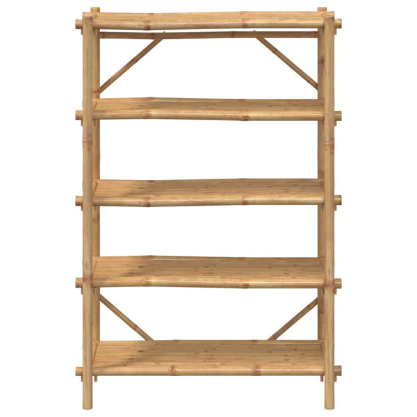 5 Layer Shelf 100X40x150 Cm Bamboo Bookshelves