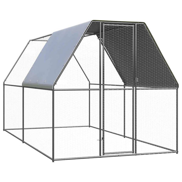 Chicken Cage 2X4x2 M Galvanised Steel Poultry Cages