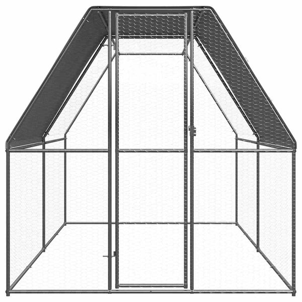 Chicken Cage 2X4x2 M Galvanised Steel Poultry Cages