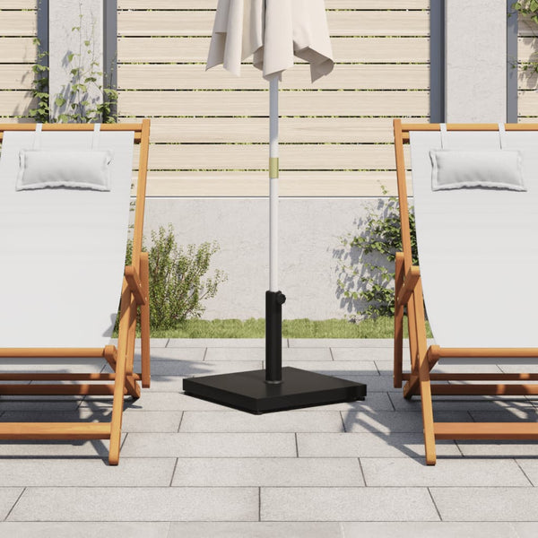 Vidaxl Parasol Base For 32/38/48 Mm Poles 18 Kg Square Patio Umbrellas
