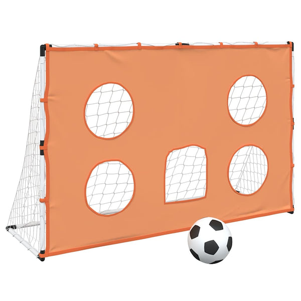 Vidaxl Kids' Football Goal With Targeting Mat And Ball 182X62x118 Cm Training Aids