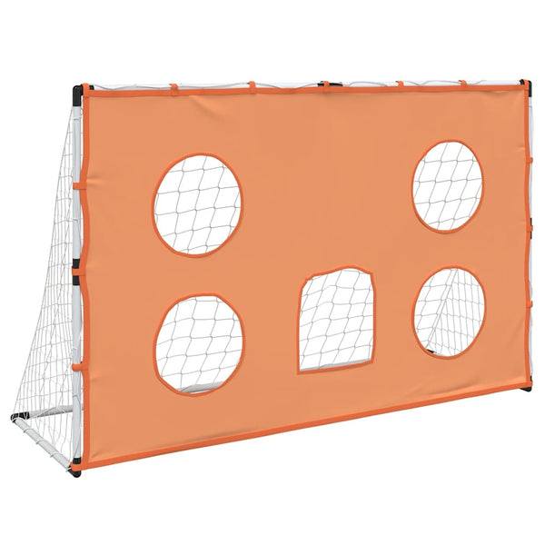 Vidaxl Kids' Football Goal With Targeting Mat And Ball 182X62x118 Cm Training Aids