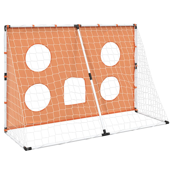 Vidaxl Kids' Football Goal With Targeting Mat And Ball 182X62x118 Cm Training Aids