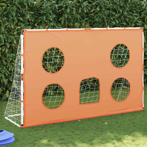 Vidaxl Kids' Football Goal With Targeting Mat And Ball 182X62x118 Cm Training Aids