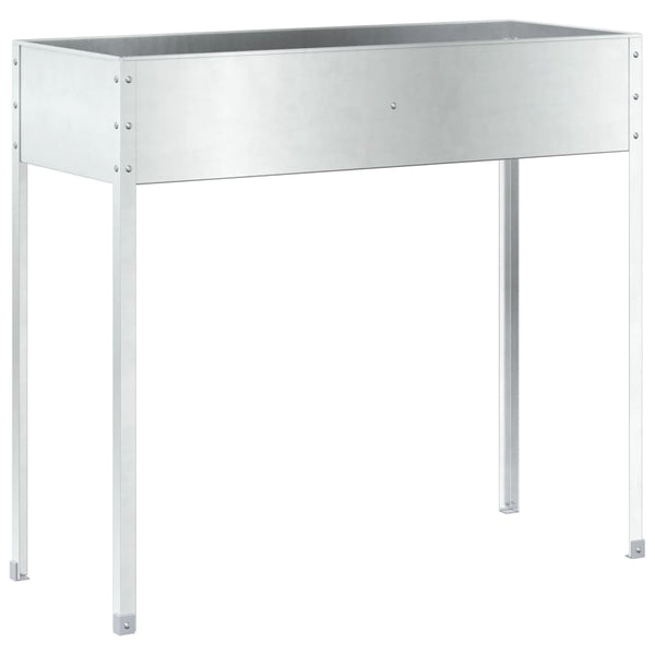Vidaxl Garden Planter 100.5X40.5X90 Cm Weathering Steel Planters & Vases