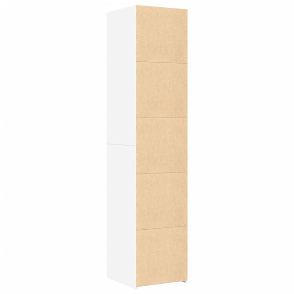 Vidaxl Highboard White 40X42.5X185 Cm Engineered Wood Sideboards & Buffets