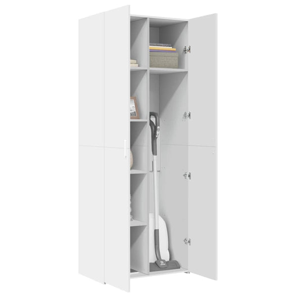 Vidaxl Highboard White 70X42.5X185 Cm Engineered Wood Sideboards & Buffets