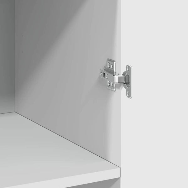 Vidaxl Highboard White 70X42.5X185 Cm Engineered Wood Sideboards & Buffets