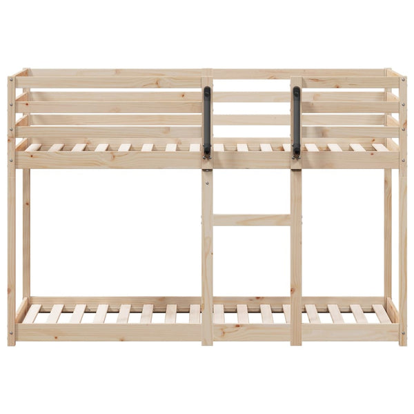 Vidaxl Bunk Bed Without Mattress 92X187 Cm Single Solid Wood Pine Single Bed Frames