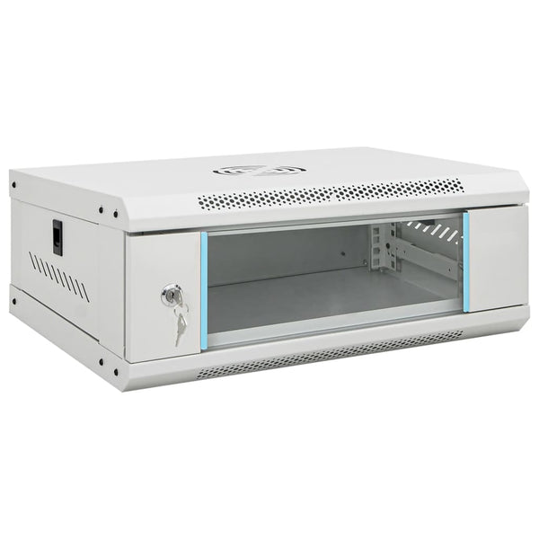 Vidaxl 4U Wall Mounted Network Cabinet 19" Ip20 53X40x21 Cm Rackmount Cabinets & Frames