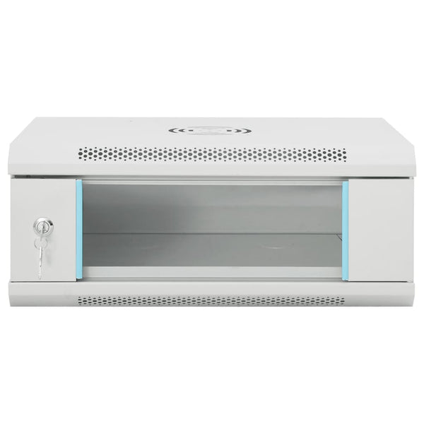 Vidaxl 4U Wall Mounted Network Cabinet 19" Ip20 53X40x21 Cm Rackmount Cabinets & Frames