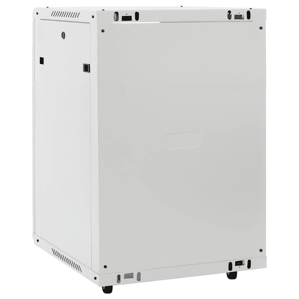 Vidaxl 15U Network Cabinet With Swivel Feet 19" Ip20 60X45x86 Cm Rackmount Cabinets & Frames