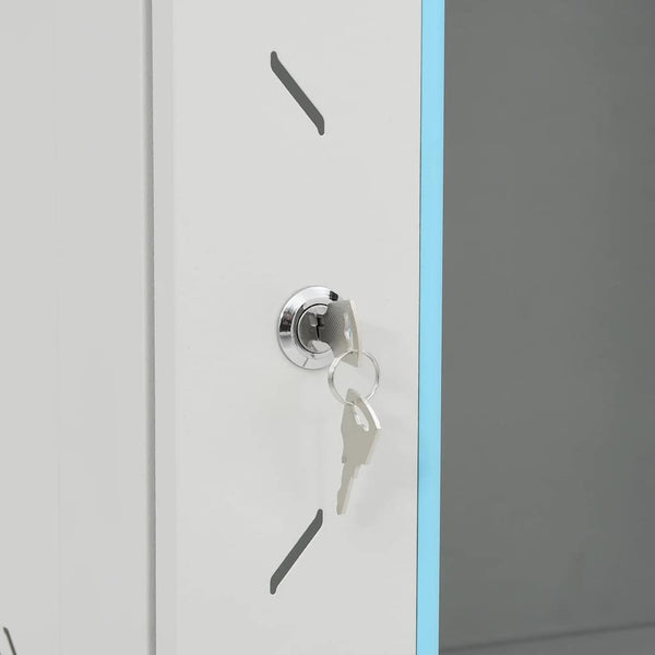 Vidaxl 15U Network Cabinet With Swivel Feet 19" Ip20 60X45x86 Cm Rackmount Cabinets & Frames