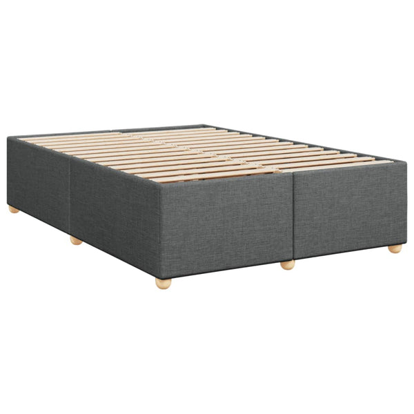 Vidaxl Bed Frame Without Mattress Dark Grey Queen Fabric Queen Bed Frames