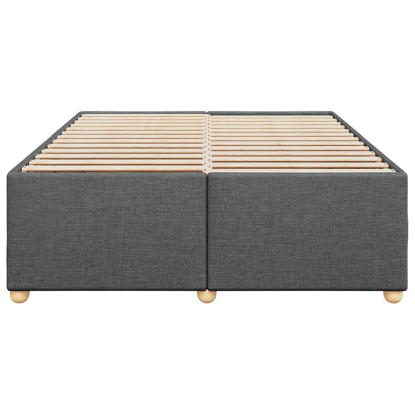 Vidaxl Bed Frame Without Mattress Dark Grey Queen Fabric Queen Bed Frames
