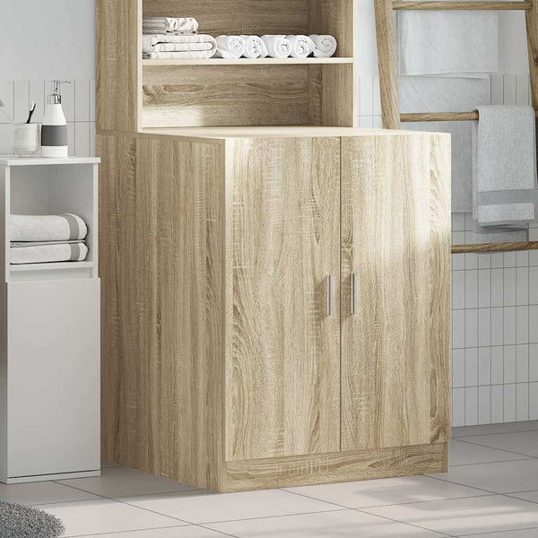Vidaxl Washing Machine Cabinet Sonoma Oak 70.5X71.5X91.5 Cm Washing Machines