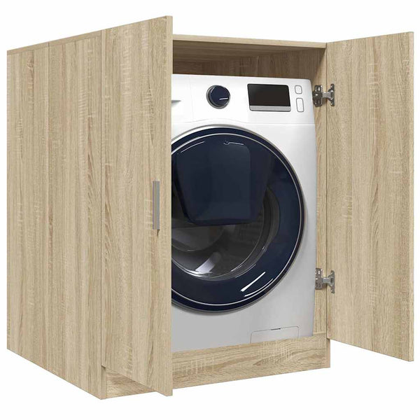 Vidaxl Washing Machine Cabinet Sonoma Oak 70.5X71.5X91.5 Cm Washing Machines