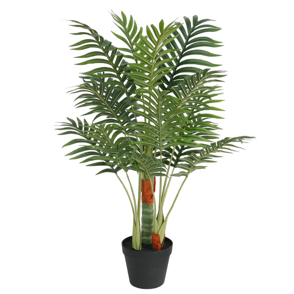 Vidaxl Artificial Palm Tree With 3 Trunks Green 85 Cm Pp Artificial Plants