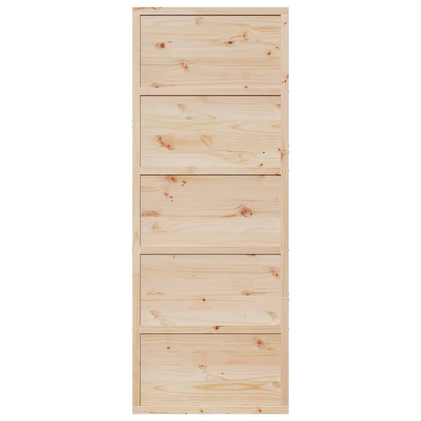 Vidaxl Barn Door 80X208 Cm Solid Wood Pine Barn Doors