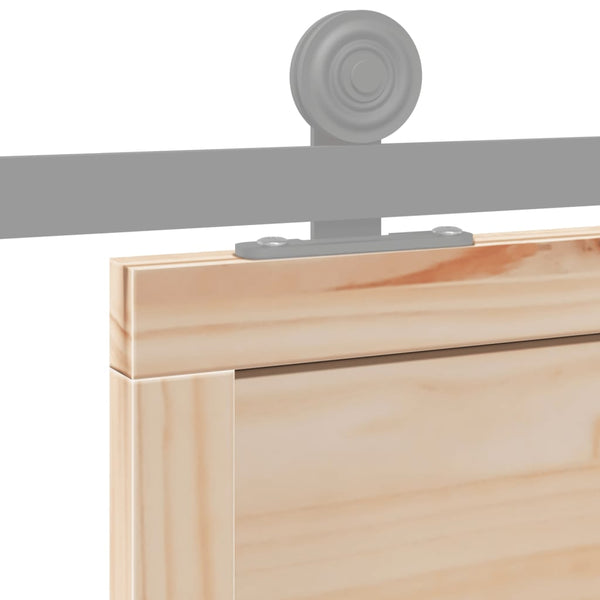 Vidaxl Barn Door 80X208 Cm Solid Wood Pine Barn Doors