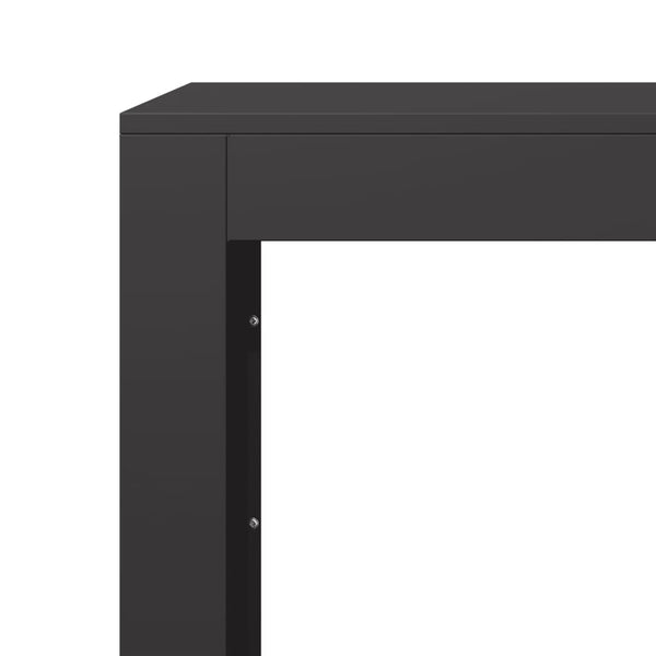 Vidaxl Firewood Rack Black 100X40x100 Cm Steel Firewood Racks