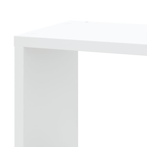 Vidaxl Wall Corner Shelf White 45X45x147 Cm Engineered Wood Wall Shelves