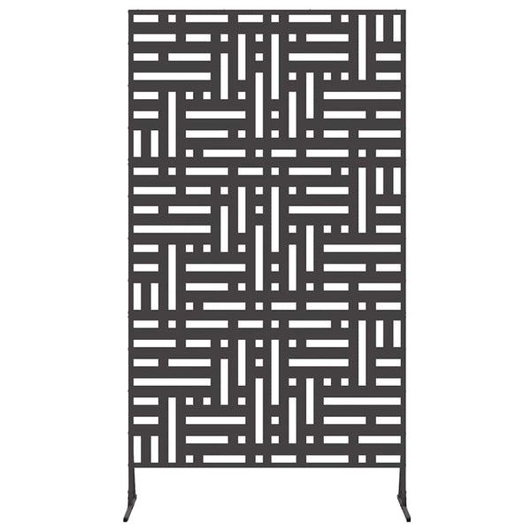 Vidaxl Privacy Screen Black 100 X 50 180 Cm Steel Garden Privacy Screens