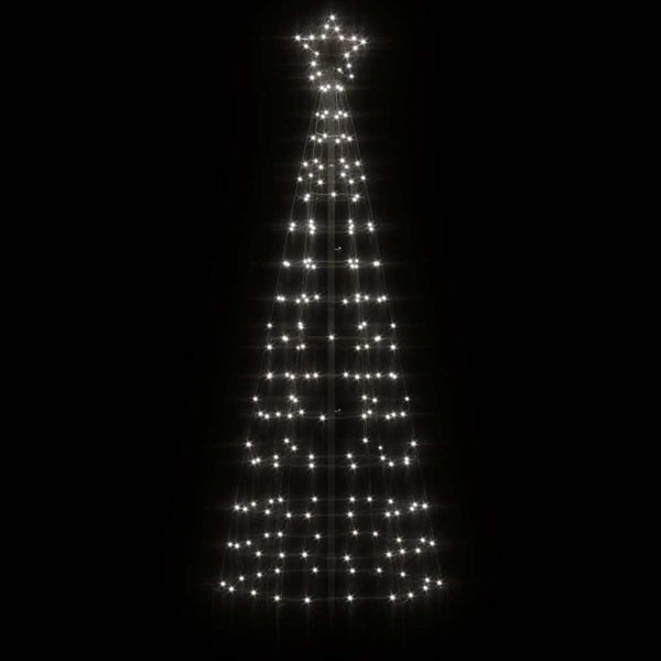 Vidaxl Led Christmas Tree With Spikes 220 Leds Cold White 180 Cm Seasonal Decorations