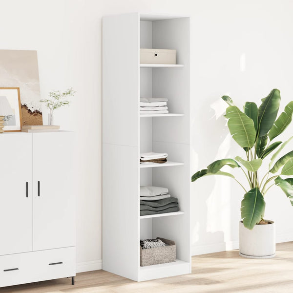 Vidaxl Wardrobe White 50X50x200 Cm Engineered Wood Wardrobes