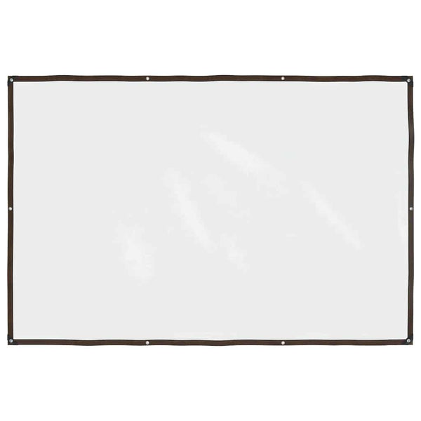 Vidaxl Clear Tarpaulin With Eyelets 2X3 M Polyethylene Tarps