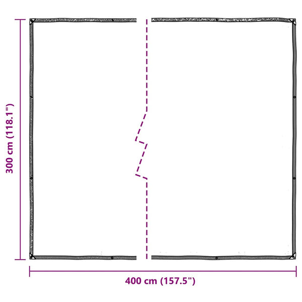 Vidaxl Clear Tarpaulin With Eyelets 2X3 M Polyethylene Tarps