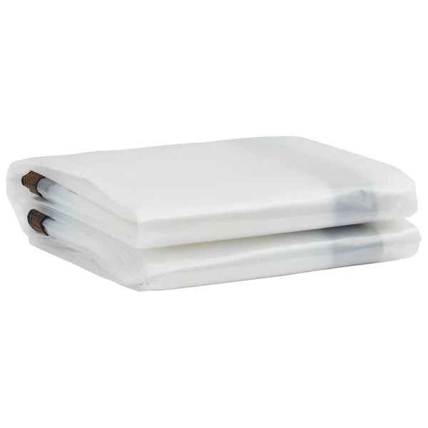 Vidaxl Clear Tarpaulin With Eyelets 2X3 M Polyethylene Tarps