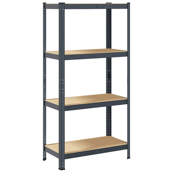 Vidaxl 4 Layer Storage Shelf Anthracite Steel&Engineered Wood Tool Shelving & Racking Systems