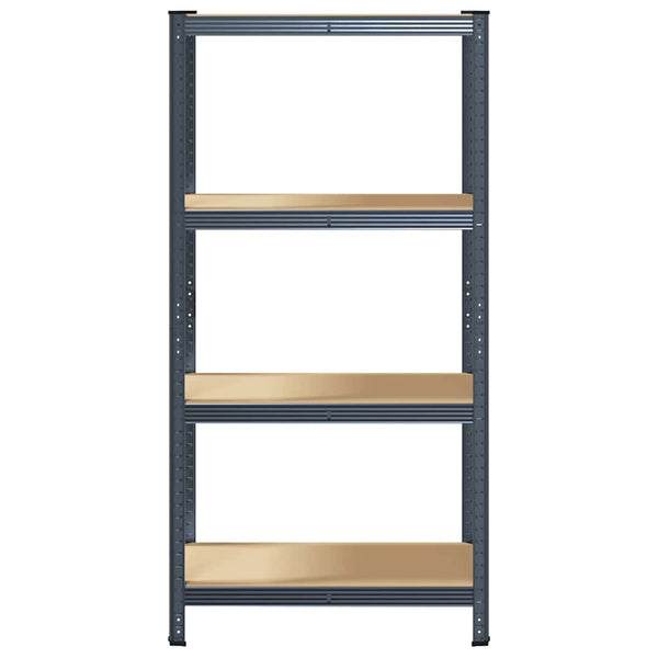 Vidaxl 4 Layer Storage Shelf Anthracite Steel&Engineered Wood Tool Shelving & Racking Systems