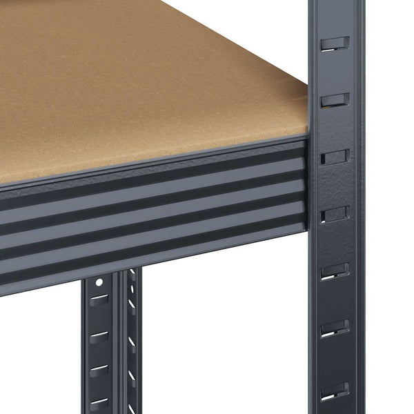 Vidaxl 4 Layer Storage Shelf Anthracite Steel&Engineered Wood Tool Shelving & Racking Systems