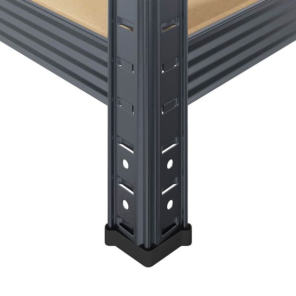 Vidaxl 4 Layer Storage Shelf Anthracite Steel&Engineered Wood Tool Shelving & Racking Systems