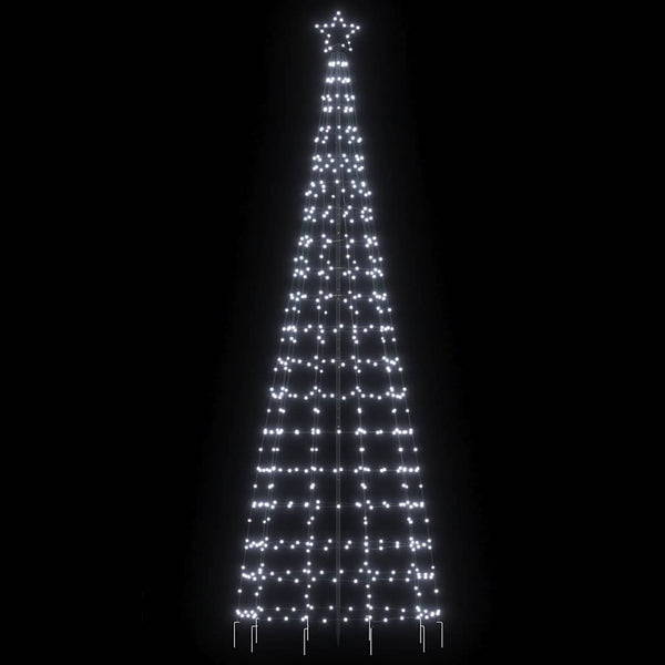 Vidaxl Led Christmas Tree With Spikes 570 Leds Cold White 300 Cm Seasonal Decorations