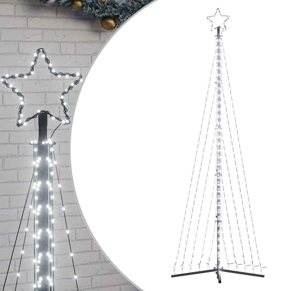 Vidaxl Led Christmas Tree 495 Leds Cold White 302 Cm Seasonal Decorations
