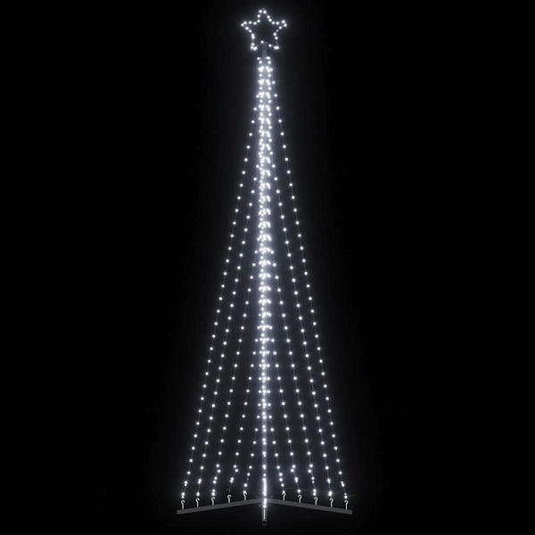 Vidaxl Led Christmas Tree 495 Leds Cold White 302 Cm Seasonal Decorations