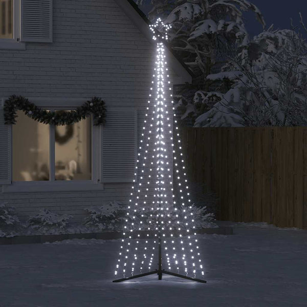 Vidaxl Led Christmas Tree 495 Leds Cold White 302 Cm Seasonal Decorations