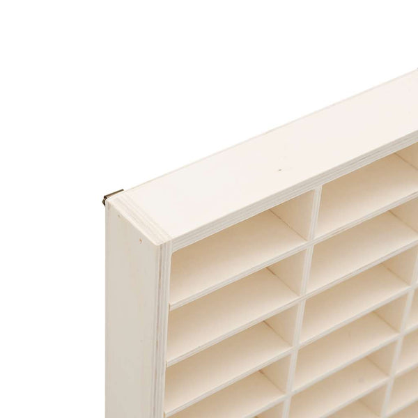 Vidaxl Collector's Display Case With 90 Compartments 50.5X4.5X79cm Display Stands